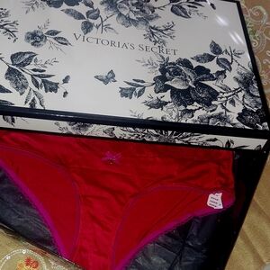 Victoria's Secret Scarlet and Fuchsia Lingerie